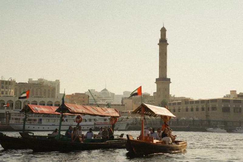Abras on Dubai Creek by the souks. Photo: Adamant Edindon, Pexels